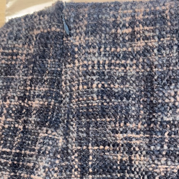 Prada Blue and Tan Wool Pencil Skirt - Picture 14 of 17